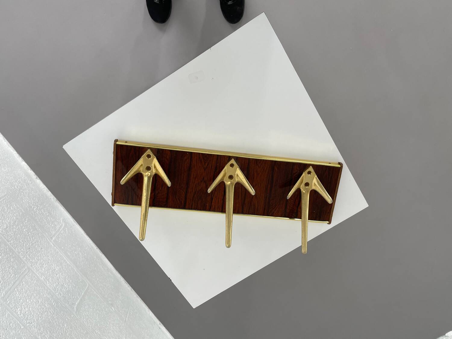 1950s wall coat rack