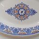 Plat ovale faïence Longwy
