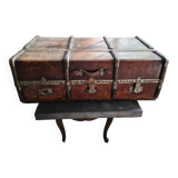 Leather trunk