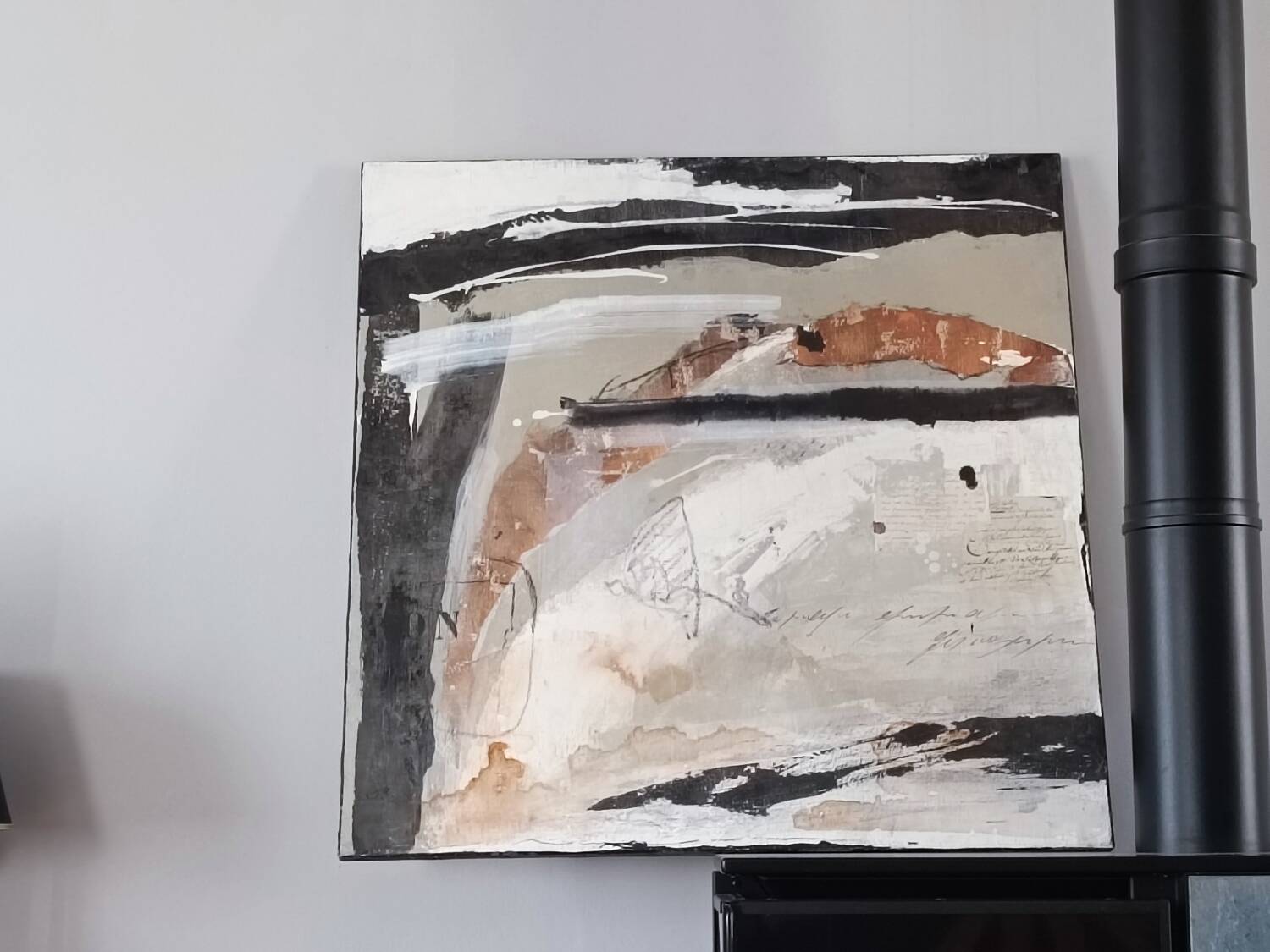 Abstract painting by Michelle Boissonnot