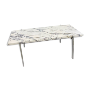 Table basse en marbre - blanc