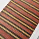 Tapis de couloir Kilim vintage rouge et marron