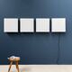 Square Wall Lamps from Trilux, 1950s, Set of 4