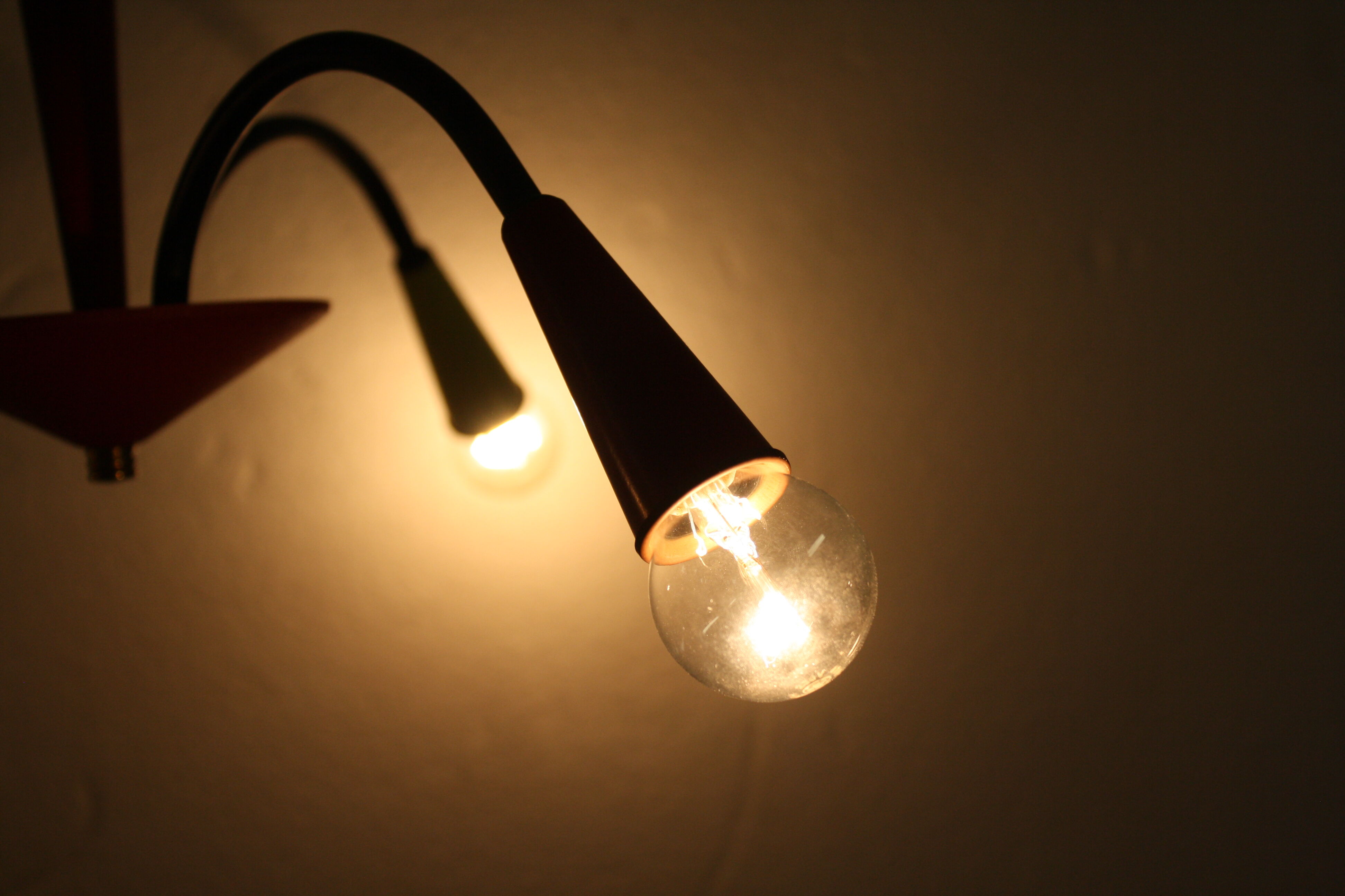 Vintage coloured spider chandelier 1950s