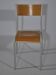 Chaises d'école françaises vintage