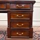 Bureau classique anglais avec cuir vert