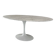 Original Knoll Tulip oval dining table 198x121 Eero Saarinen Arabescato Matt