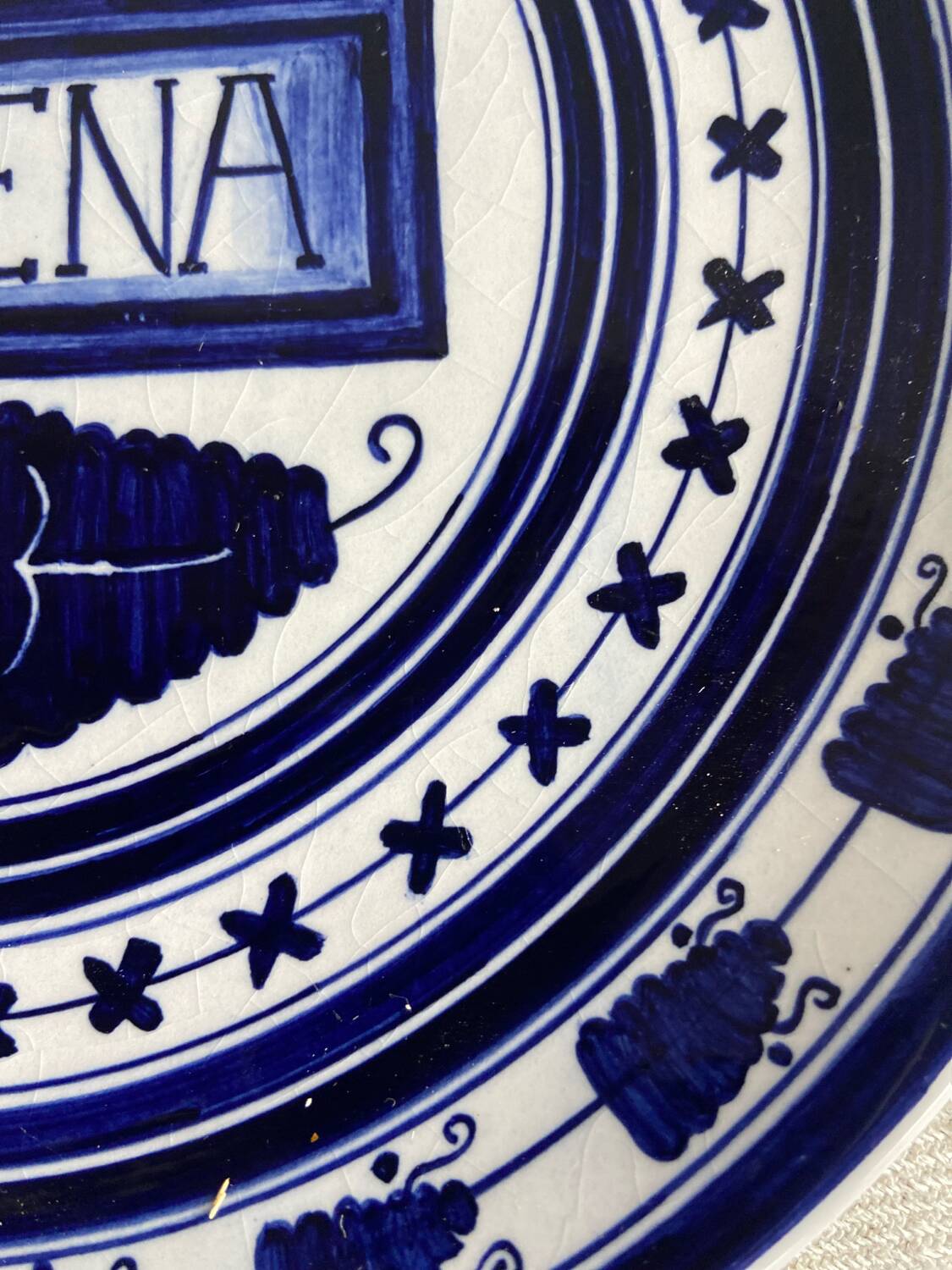 Italian vintage plate
