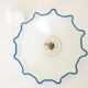 Blue mesh opaline suspension
