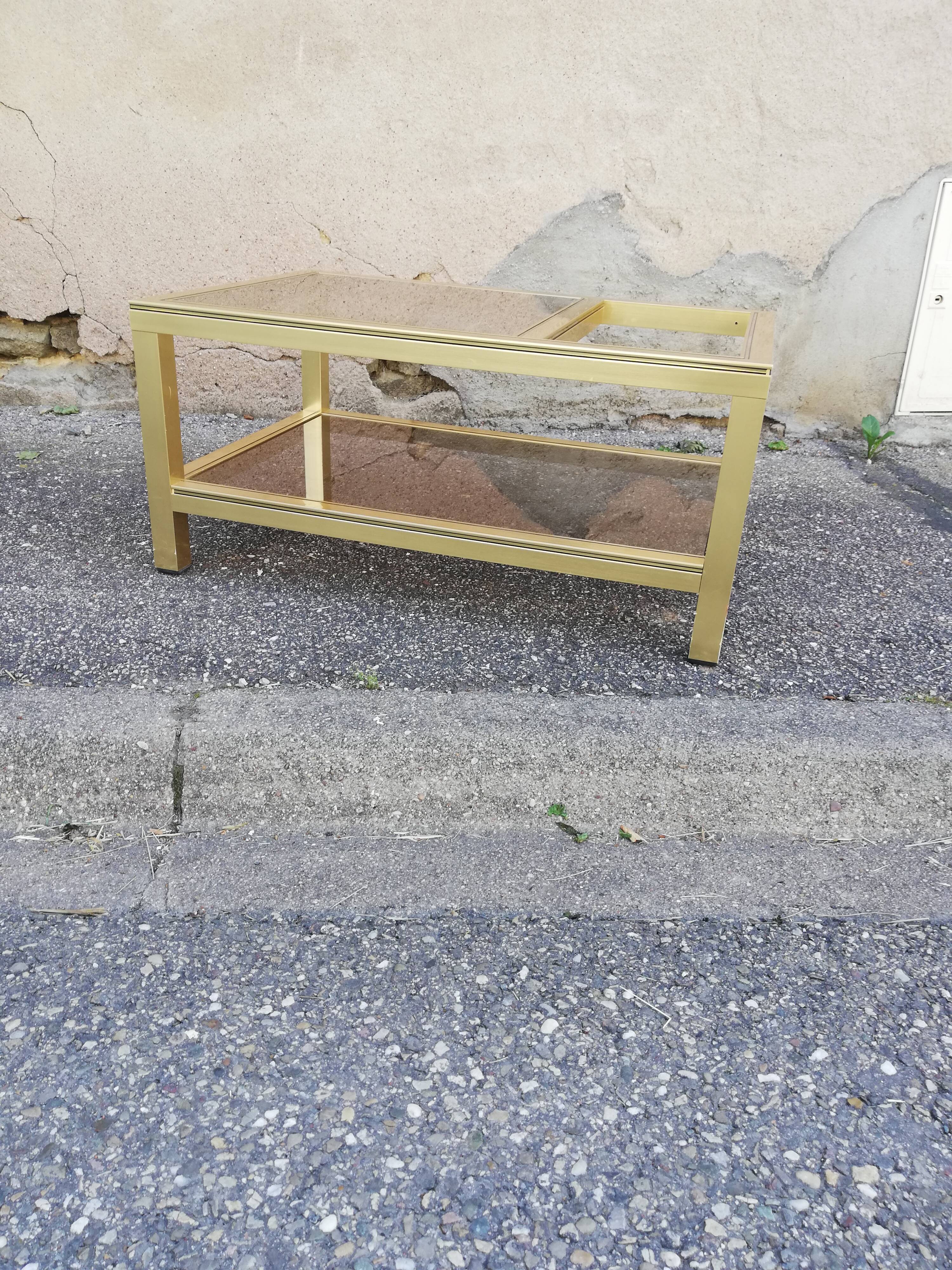 Table basse vintage 2 plateaux