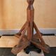 Light wood lectern unit on foot, 4 sides. Eighteenth century