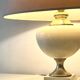 Dolphin lamp model "Oricourt" in ceramic and brass, France 1970.