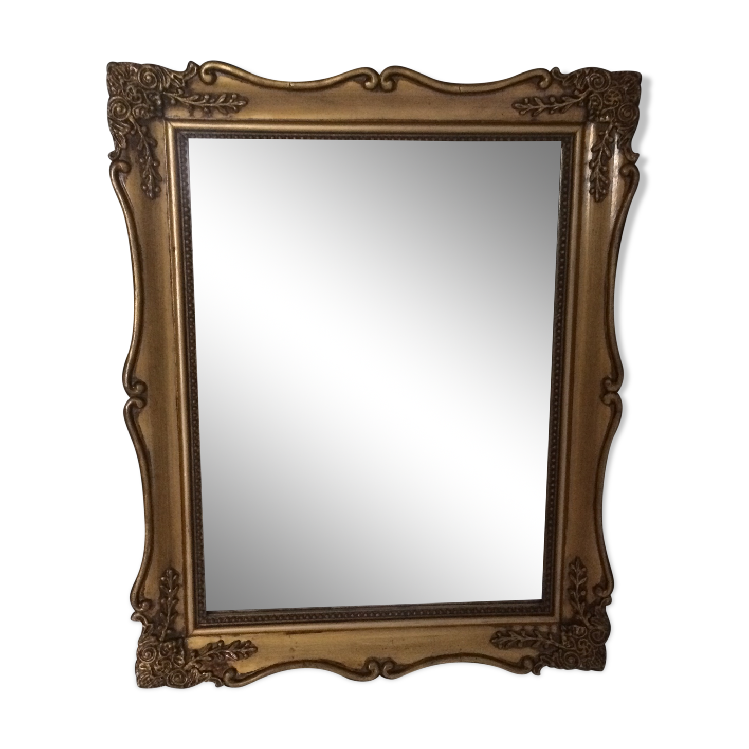 Miroir ancien doré 50x40x3cm
