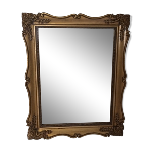 Miroir ancien doré 50x40x3cm