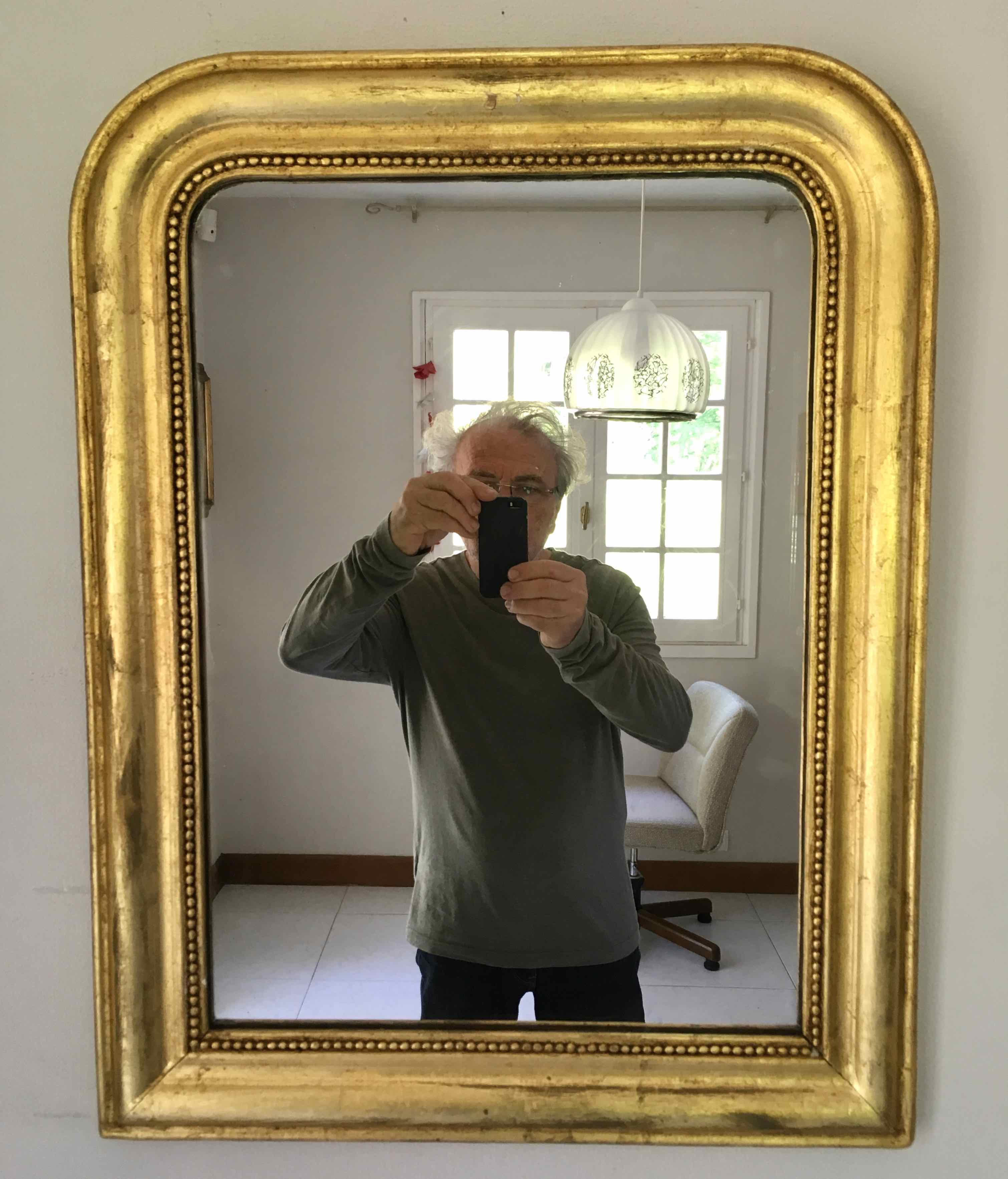 Mirror Louis Philippe gilded 68x52