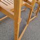Set of 4 Folding Chairs in Wood and Plywood