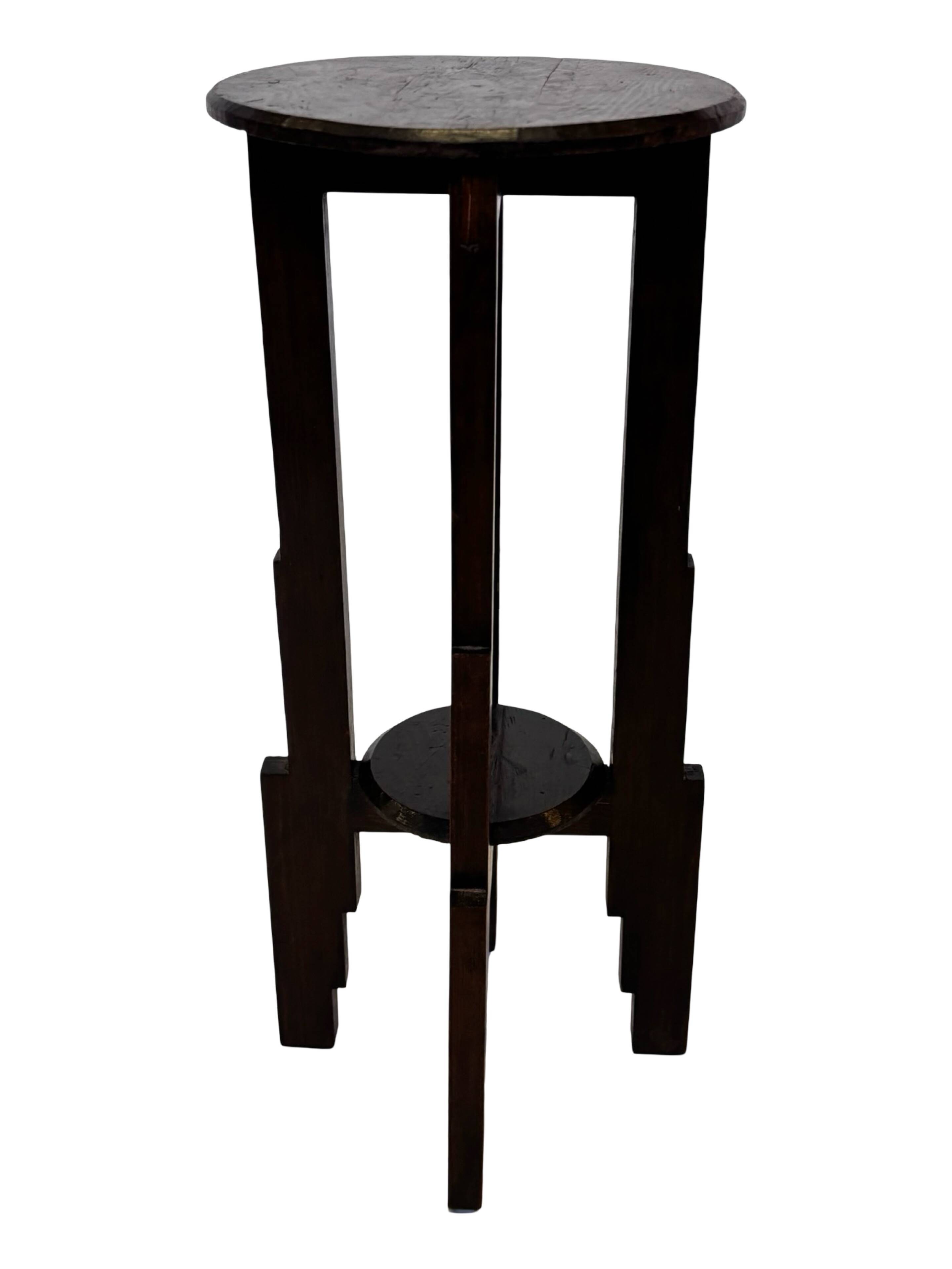 Support de plante Art Déco table d'appoint design École d'Amsterdam minimaliste