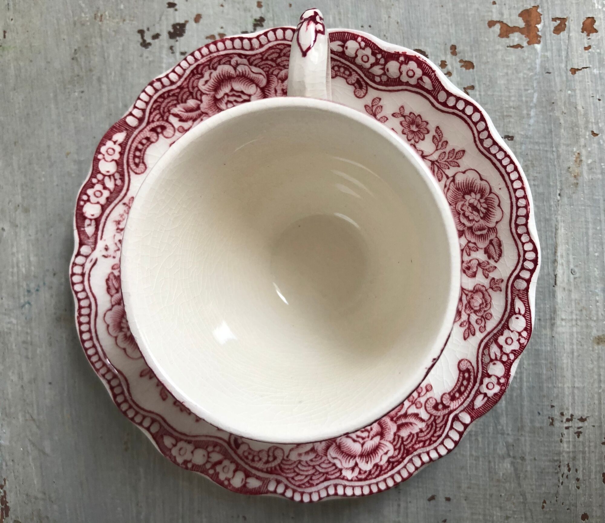 Lot de 24 pièces service à café complet modèle « Bristol » Crown Ducal England