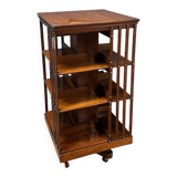 Large antique revolving bookcase