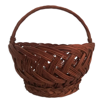 Vintage wicker basket