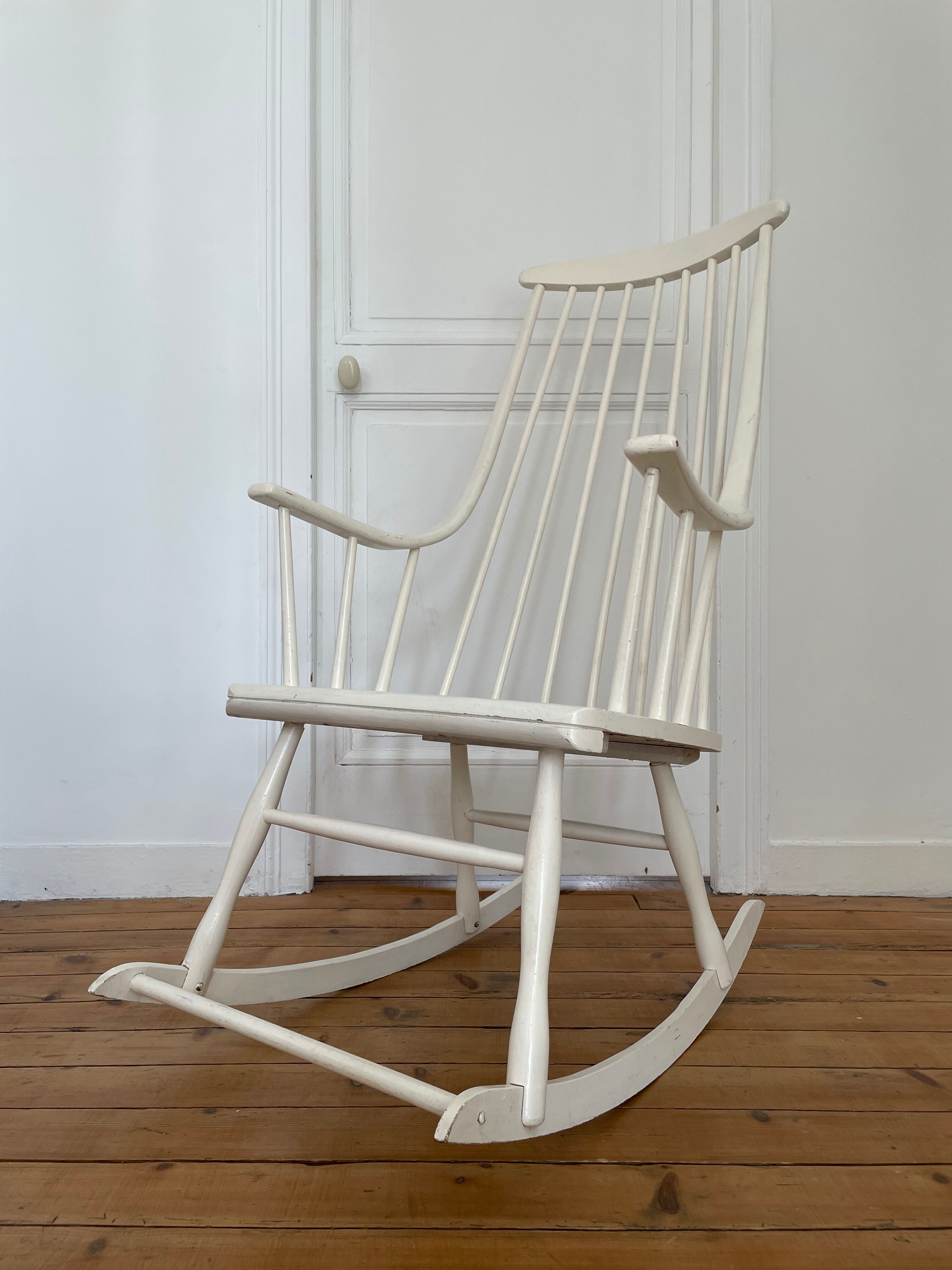 Lena Larsson rocking chair for Nesto, 1960s