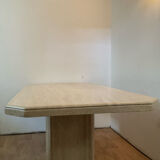 Travertine dining table 6/8 people
