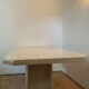 Travertine dining table 6/8 people