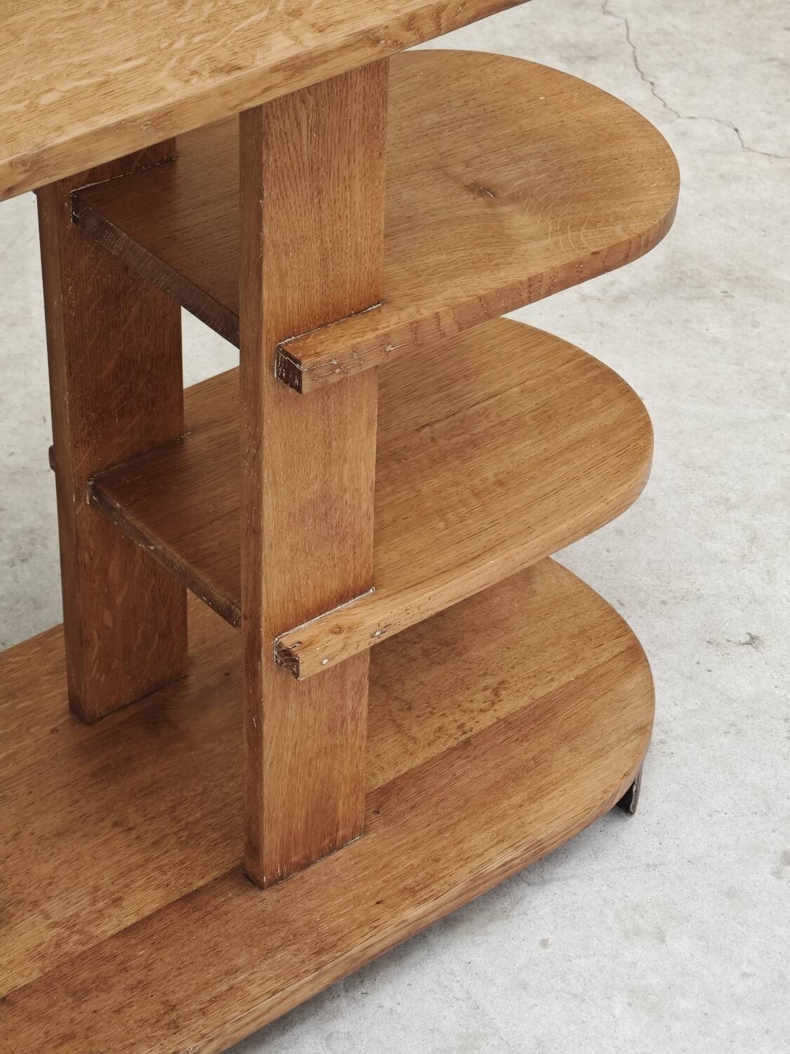 Asymmetrical Art Deco side table or pedestal table by Michel DUFFET 1930