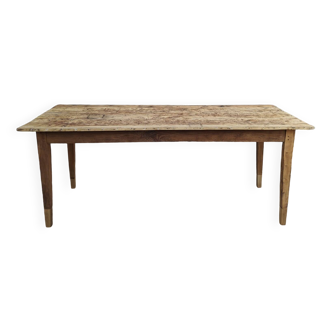 Restored old farmhouse table