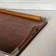 Wood and metal serving tray