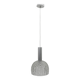 Vintage pendant lamp with glass shade with bubble pattern, 1960s