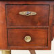 Empire style flat desk in mahogany