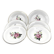 6 earthenware soup plates • L'Amandinoise • Circa 1950