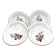 6 earthenware soup plates • L'Amandinoise • Circa 1950