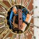 XXL Austrian Dandelion Wall or Ceiling Lamp by Emil Stejnar for Rupert Niko