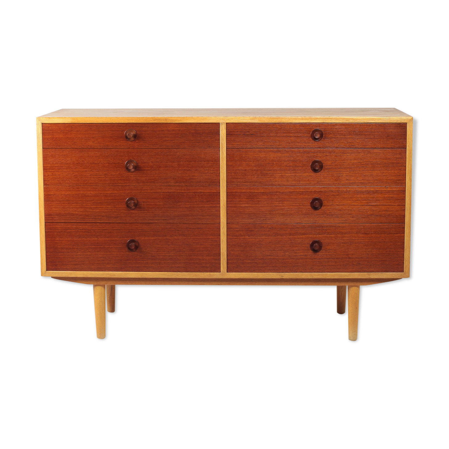 Borge Mogensen double teak and oak dresser for Karl Andersson's Brabohag Denmark 1960's