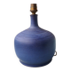 Blue ceramic lamp base Ludovic