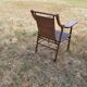 2 vintage rattan armchairs