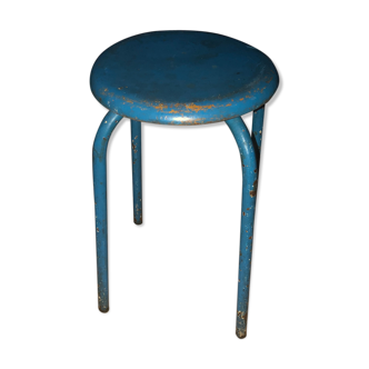 Wooden seated stool