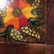 Wrought iron service and Vallauris tiles