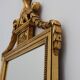 Miroir de style Empire en bois doré du XXe siècle
