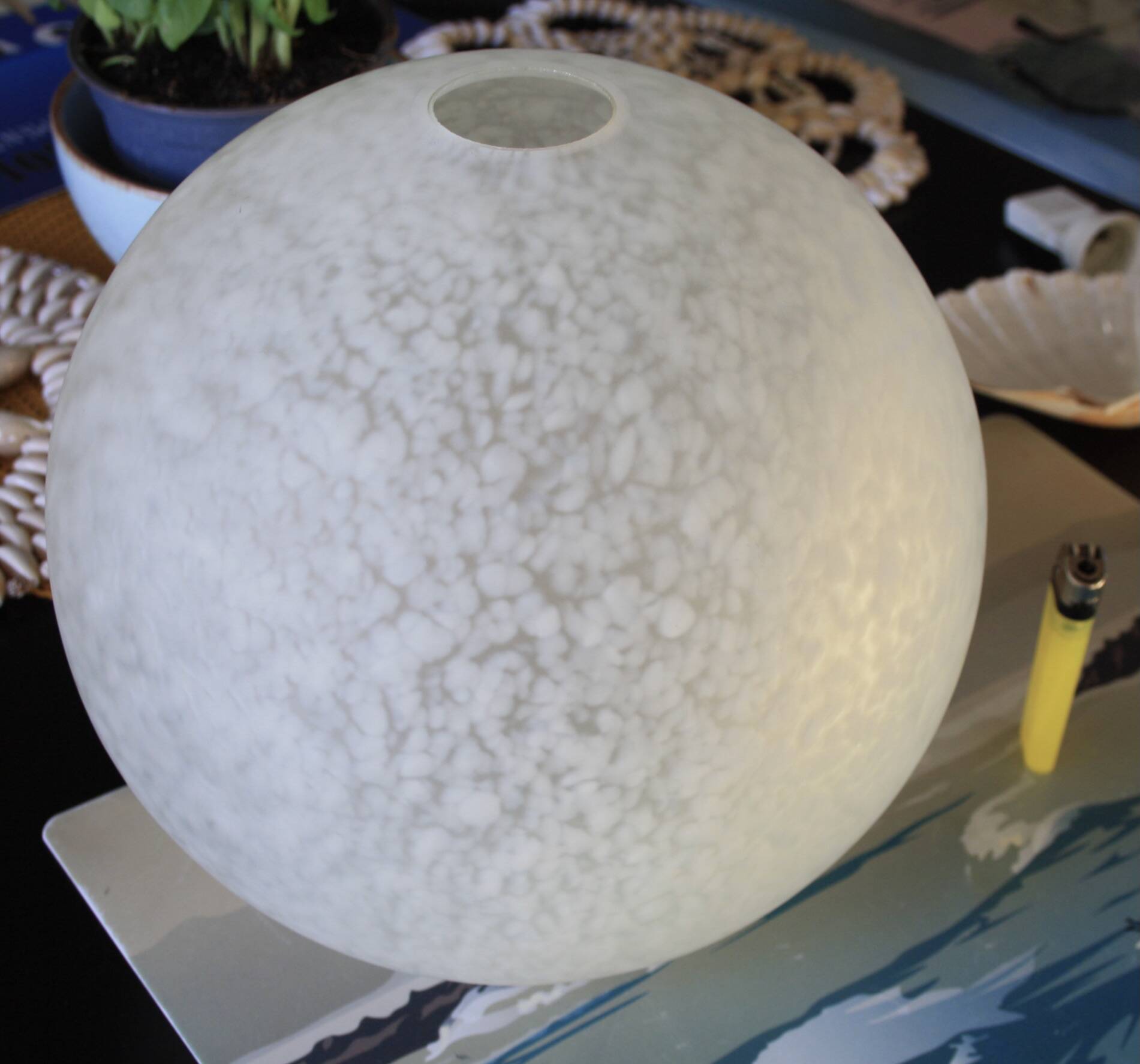 XXL Clichy glass spherical pendant light