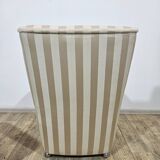 Winged armchair with footstool, 1960s.