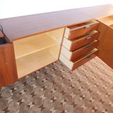 Modular String shelving system Nisse shelf Teak wall shelf 60s