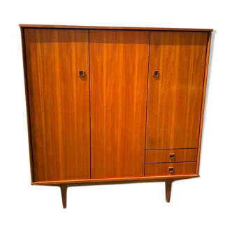 Storage cabinet teak wardrobe NF Scandinavian 60s