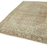 Handwoven one-of-a-kind anatolian beige carpet 195 cm x 300 cm