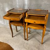 pair of bedside tables, 19th century flying table