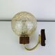 Globe glass wall light from the 1960s in Scandinavian style.