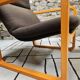 Lot Fauteuil et table Wilkhahn bois courbé 1980 vintage