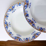 4 vintage hollow plates from the Moulin des Loups and Hamage model St Gast 220519